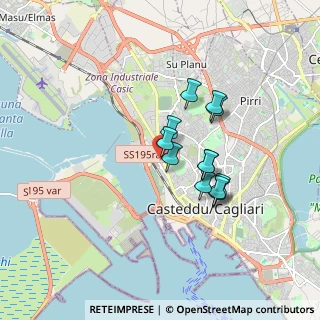 Mappa Via Livenza, 09122 Cagliari CA, Italia (1.42667)