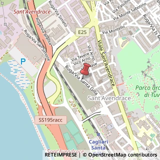 Mappa Via Santa Gilla, 105, 09122 Cagliari, Cagliari (Sardegna)