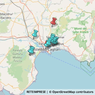 Mappa Via Tel Aviv, 09129 Cagliari CA, Italia (7.68)