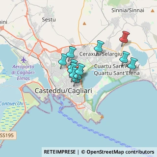 Mappa Via Tel Aviv, 09129 Cagliari CA, Italia (2.6225)