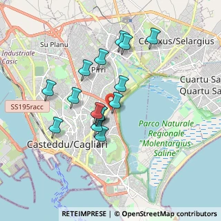 Mappa Via Tel Aviv, 09129 Cagliari CA, Italia (1.69133)
