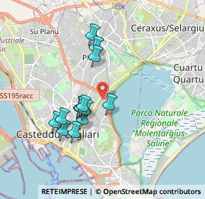 Mappa Via Tel Aviv, 09129 Cagliari CA, Italia (1.72385)