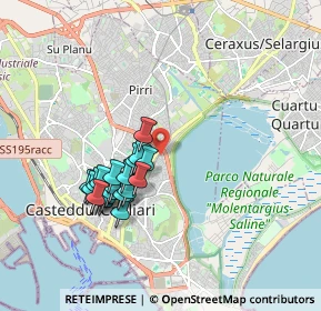 Mappa Via Tel Aviv, 09129 Cagliari CA, Italia (1.809)