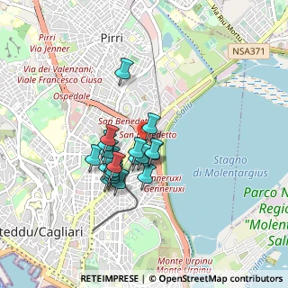 Mappa Via Tel Aviv, 09129 Cagliari CA, Italia (0.722)