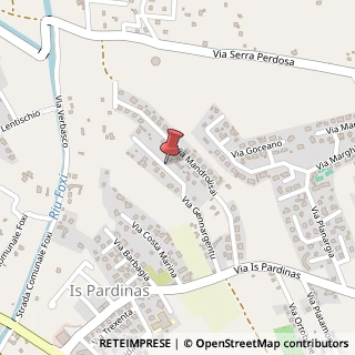 Mappa Via Gennargentu, 38, 09045 Quartu Sant'Elena, Cagliari (Sardegna)