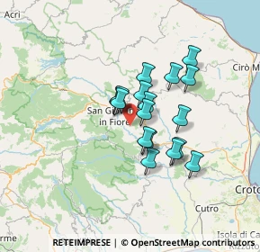 Mappa SP213, 87055 San Giovanni in Fiore CS, Italia (10.66353)