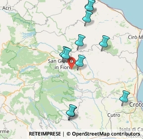 Mappa SP213, 87055 San Giovanni in Fiore CS, Italia (17.68727)