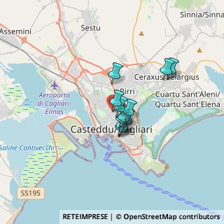 Mappa Via Basilicata, 09129 Cagliari CA, Italia (2.195)