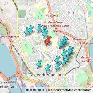 Mappa Via Basilicata, 09129 Cagliari CA, Italia (0.985)