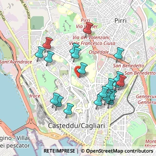 Mappa Via Basilicata, 09129 Cagliari CA, Italia (1.0725)