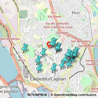 Mappa Via Basilicata, 09129 Cagliari CA, Italia (0.93)