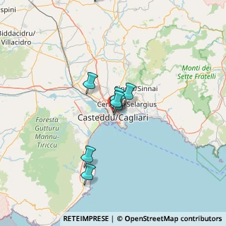 Mappa Via Basilicata, 09129 Cagliari CA, Italia (30.1)