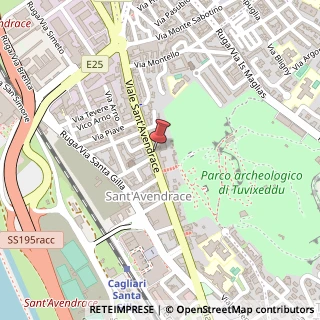 Mappa Viale Sant'Avendrace, 175, 09122 Cagliari, Cagliari (Sardegna)