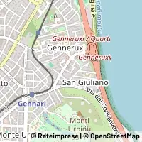 Kaart Cagliari