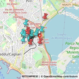 Mappa Via Atene, 09129 Cagliari CA, Italia (0.7075)