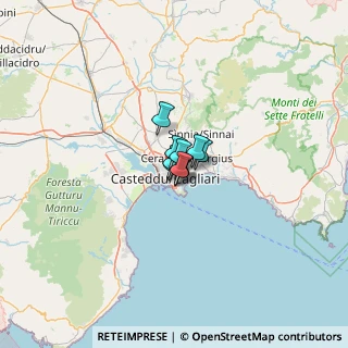 Mappa Via Atene, 09129 Cagliari CA, Italia (17.45667)