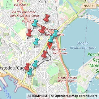 Mappa Via Budapest, 09129 Cagliari CA, Italia (0.99364)