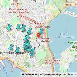Mappa Via Budapest, 09129 Cagliari CA, Italia (1.14421)