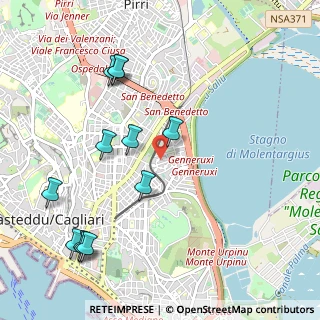 Mappa Via Budapest, 09129 Cagliari CA, Italia (1.31583)