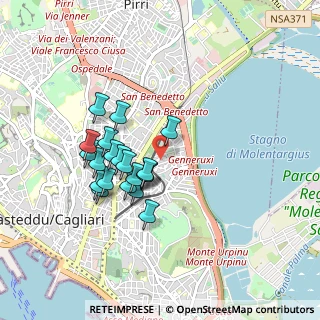 Mappa Via Budapest, 09129 Cagliari CA, Italia (0.831)