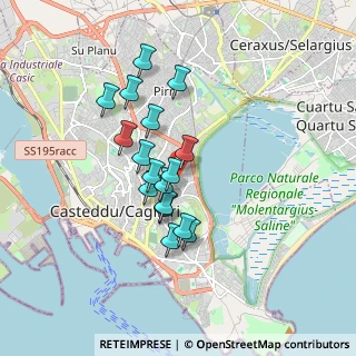 Mappa Via Budapest, 09129 Cagliari CA, Italia (1.53471)