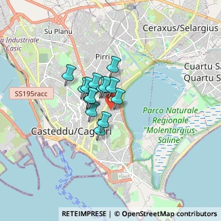 Mappa Via Budapest, 09129 Cagliari CA, Italia (1.05214)