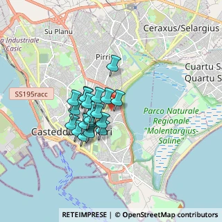 Mappa Via Budapest, 09129 Cagliari CA, Italia (1.3185)