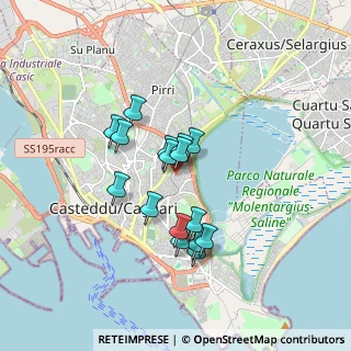 Mappa Via Budapest, 09129 Cagliari CA, Italia (1.47125)