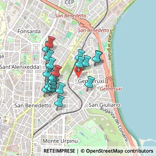 Mappa Via Budapest, 09129 Cagliari CA, Italia (0.419)
