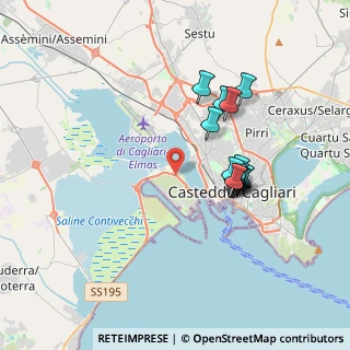 Mappa SS195, 09123 Cagliari CA, Italia (3.45643)