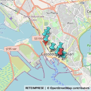 Mappa Via Posada, 09129 Cagliari CA, Italia (1.36917)