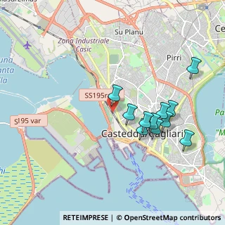 Mappa Via Posada, 09129 Cagliari CA, Italia (1.97091)