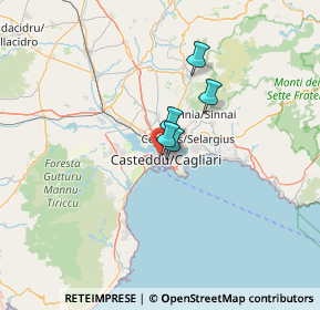 Mappa Via Posada, 09129 Cagliari CA, Italia (20.88833)