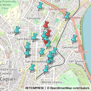 Mappa Via Machiavelli Nicolo', 09129 Cagliari CA, Italia (0.495)