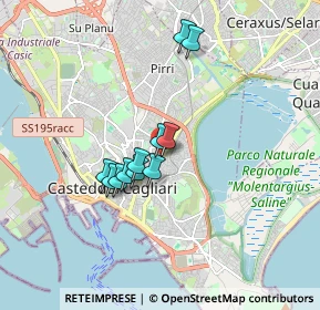 Mappa Via Pietro Cavaro, 09131 Cagliari CA, Italia (1.42636)