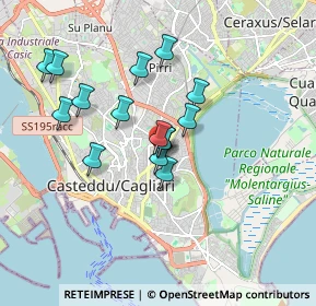 Mappa Via Pietro Cavaro, 09131 Cagliari CA, Italia (1.59467)
