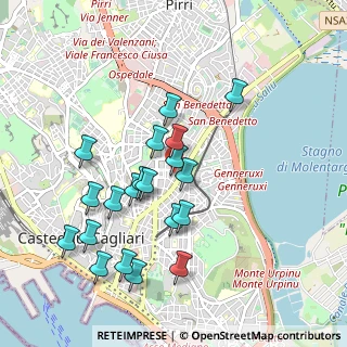 Mappa Via Machiavelli Nicolo', 09129 Cagliari CA, Italia (1.0215)