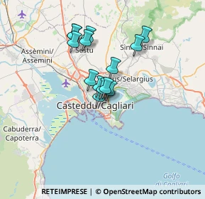 Mappa Via Pietro Cavaro, 09131 Cagliari CA, Italia (5.51786)