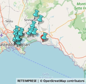 Mappa Via Trexenta, 09045 Quartu Sant'Elena CA, Italia (8.9755)