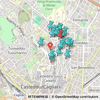 Mappa Via Belvedere, 09123 Cagliari CA, Italia (0.3505)