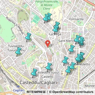 Mappa Via Belvedere, 09123 Cagliari CA, Italia (0.6955)
