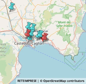 Mappa Via dei Cicioni, 09045 Quartu Sant'Elena CA, Italia (34.70071)