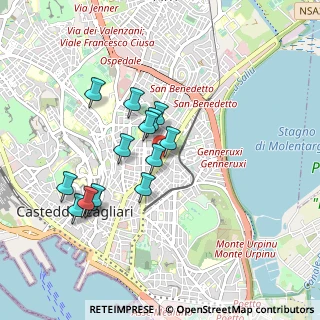 Mappa Via S. Benedetto, 09129 Cagliari CA, Italia (0.87286)