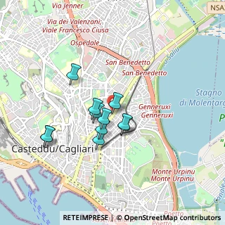 Mappa Via Ludovico Ariosto, 09128 Cagliari CA, Italia (0.76)