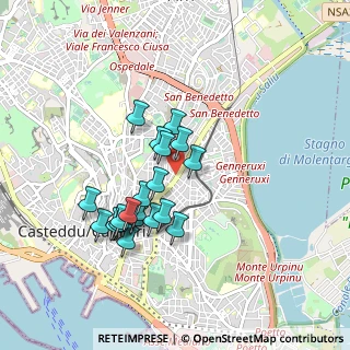 Mappa Via Ludovico Ariosto, 09128 Cagliari CA, Italia (0.845)