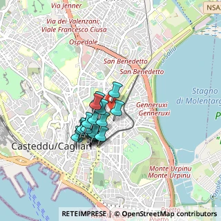 Mappa Via Ludovico Ariosto, 09128 Cagliari CA, Italia (0.711)