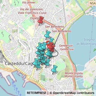 Mappa Via S. Benedetto, 09129 Cagliari CA, Italia (0.6995)