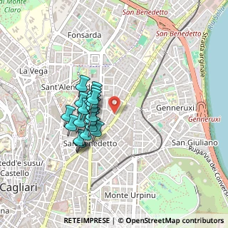 Mappa Via Ludovico Ariosto, 09128 Cagliari CA, Italia (0.383)