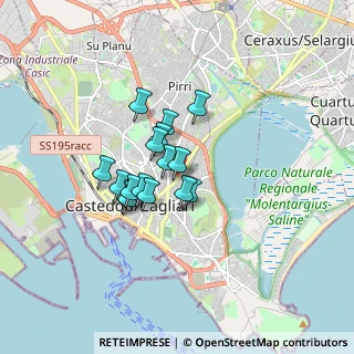 Mappa Via Ludovico Ariosto, 09128 Cagliari CA, Italia (1.25938)