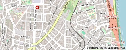 Mappa Cagliari